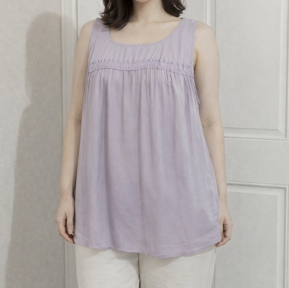 Simply Vera Vera Wang Lavender Sleeveless Blouse